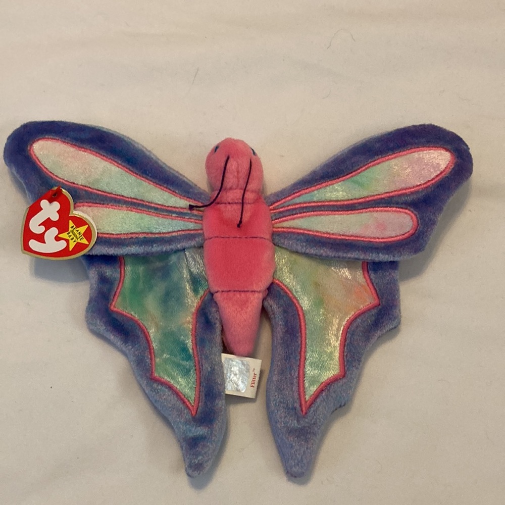 Ty Flitter butterfly beanie baby